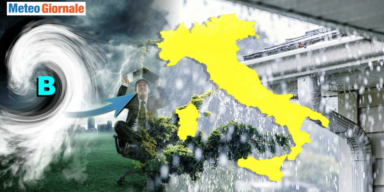 Arriva il maltempo sull'Italia