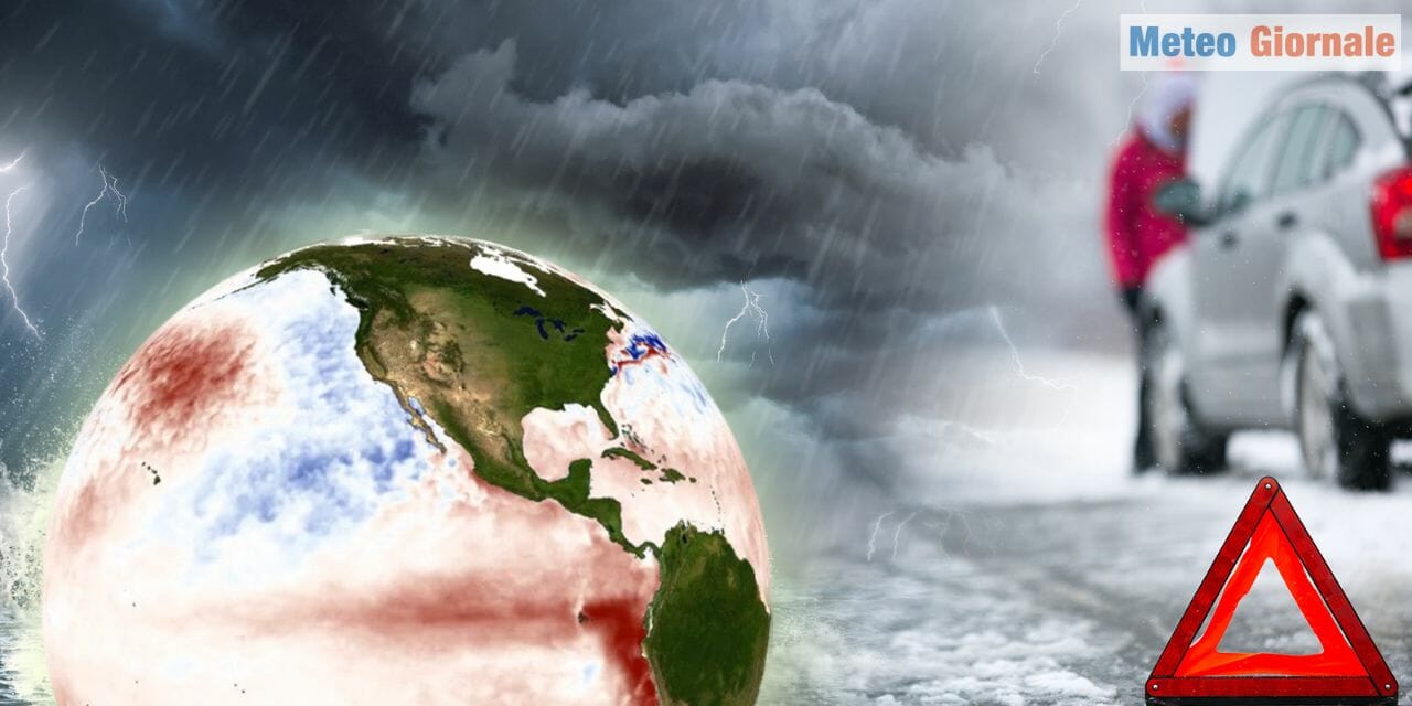 E’ allerta meteo climatica ENSO: Avviso di El Niño forse di rilevanza storica. Ondate di Gelo?