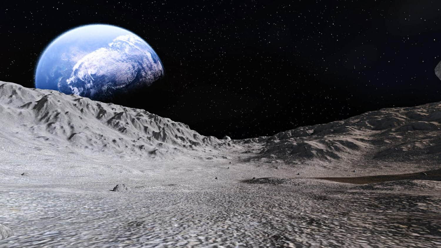 La Nasa svela una foto inedita di un cratere sul lato nascosto della Luna