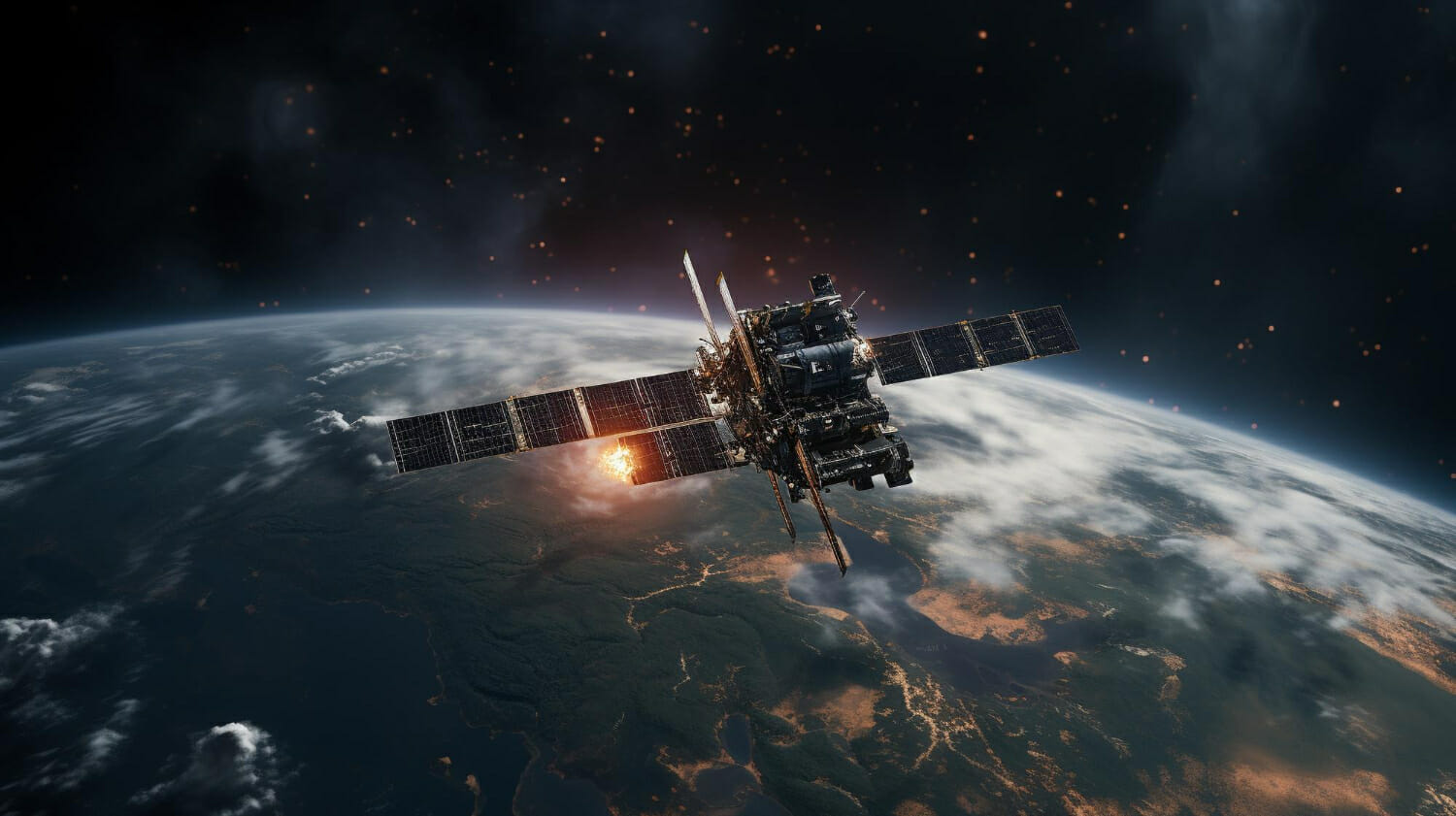 immagine fotografica d archivio della costellazione satellitare hd 8k