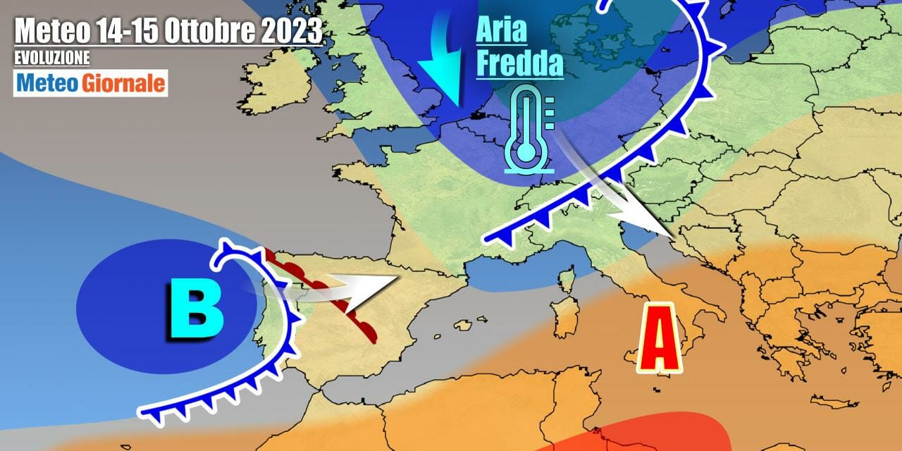 Meteo Italia: si va verso un tempo autunnale, stop al caldo anomalo