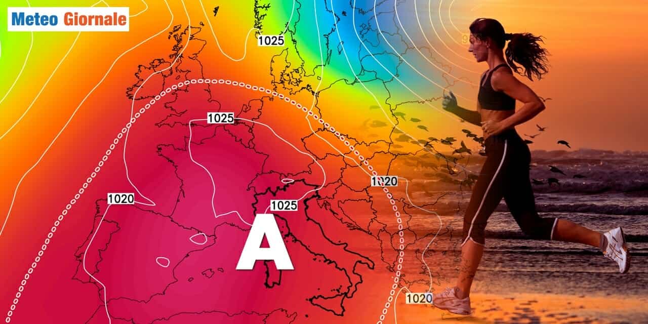 Meteo: l’Anticiclone torna a rafforzarsi, previsti picchi di 30 gradi e oltre!