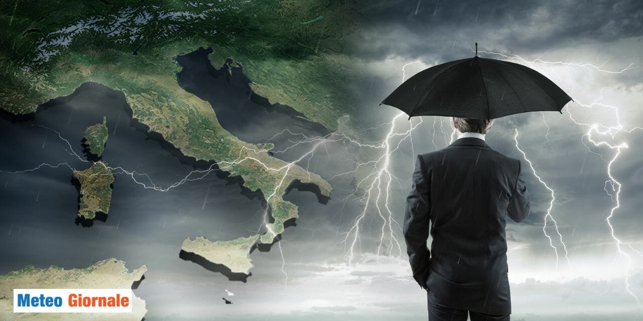 Imminente e forte deterioramento delle condizioni meteo