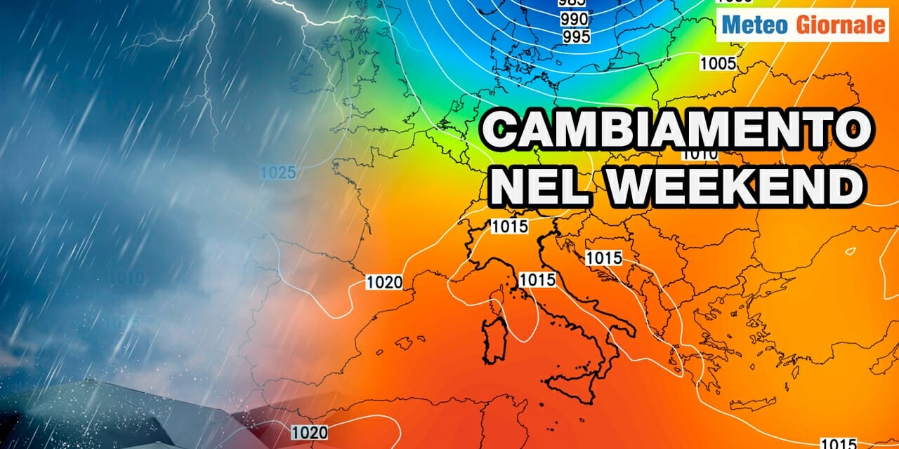 meteo weekend cosa cambia