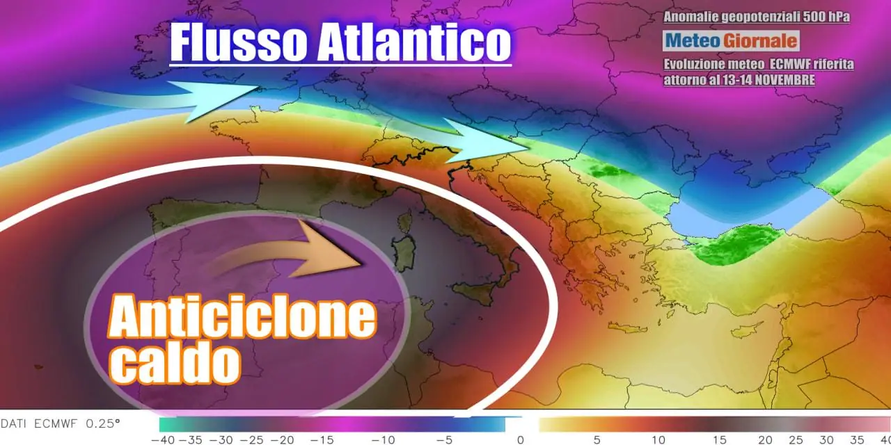 Meteo: cambia tutto, colpo di scena con ritorno dell’anticiclone africano