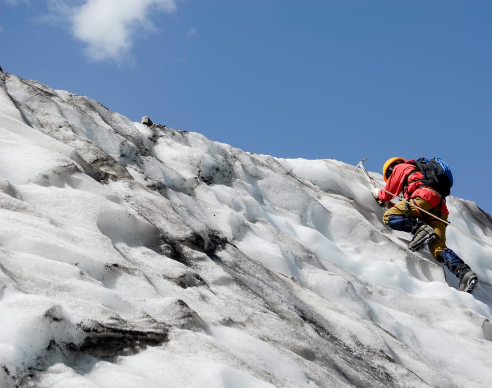 alpinista ascendente