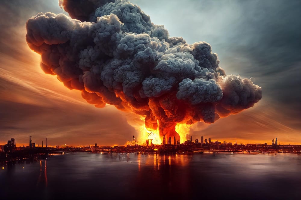 bombardamento distruzione guerra impatto ambientale co2