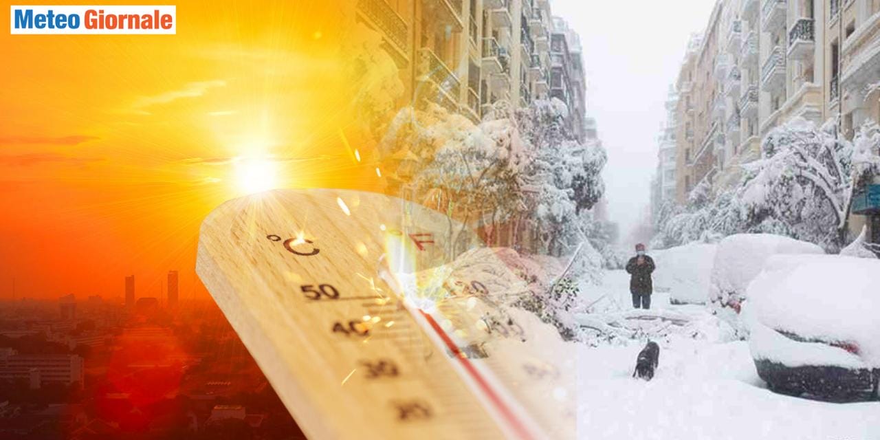 Caldo eccessivo invernale è una costante
