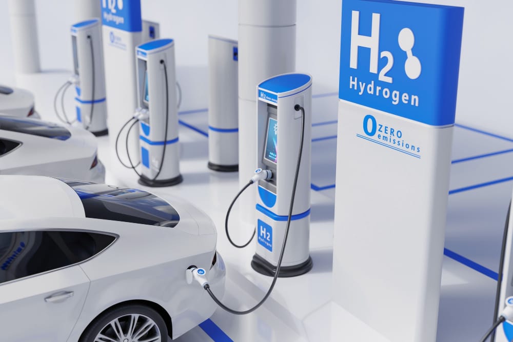 carburante a idrogeno stazione di ricarica