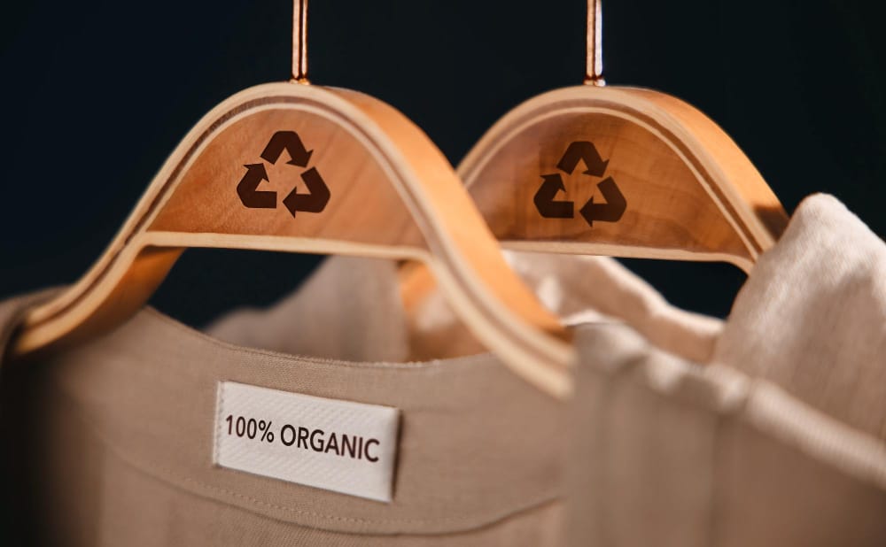 cotone organico riciclaggio panno rifiuti zero