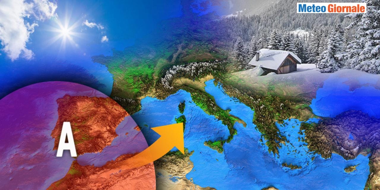 L'anticiclone smorzerà l'Inverno
