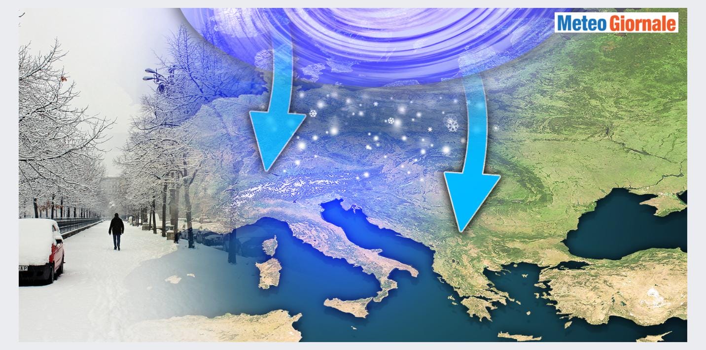 Freddo in arrivo verso l'Italia