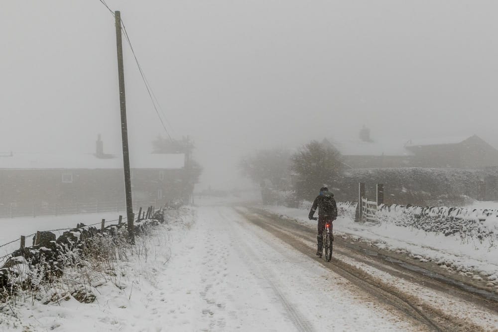 gran bretagna maltempo neve