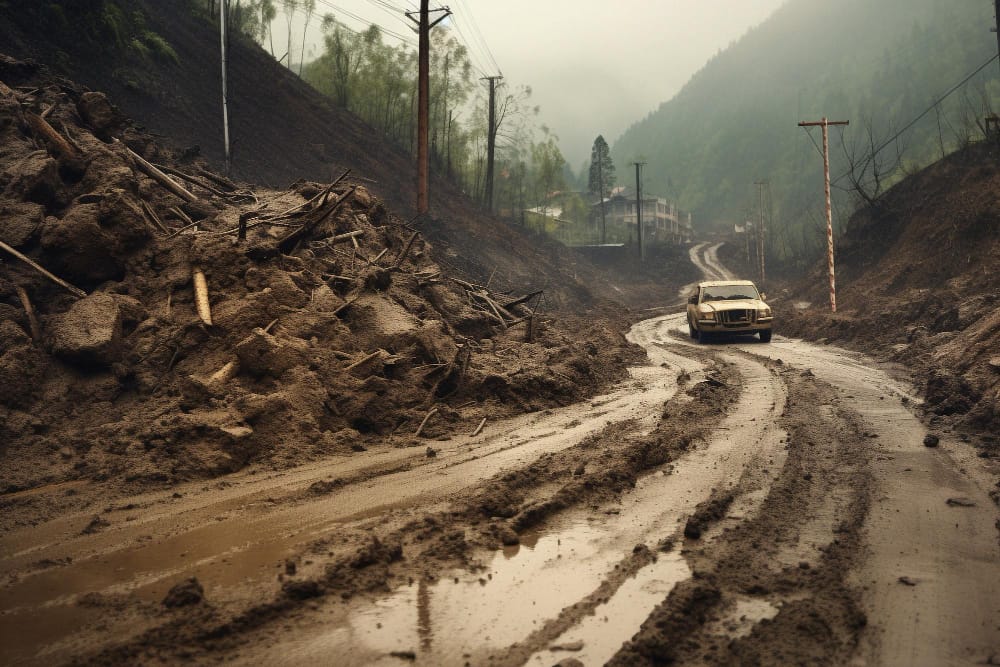 il cambiamento climatico scatena frane e frane distruttive 1