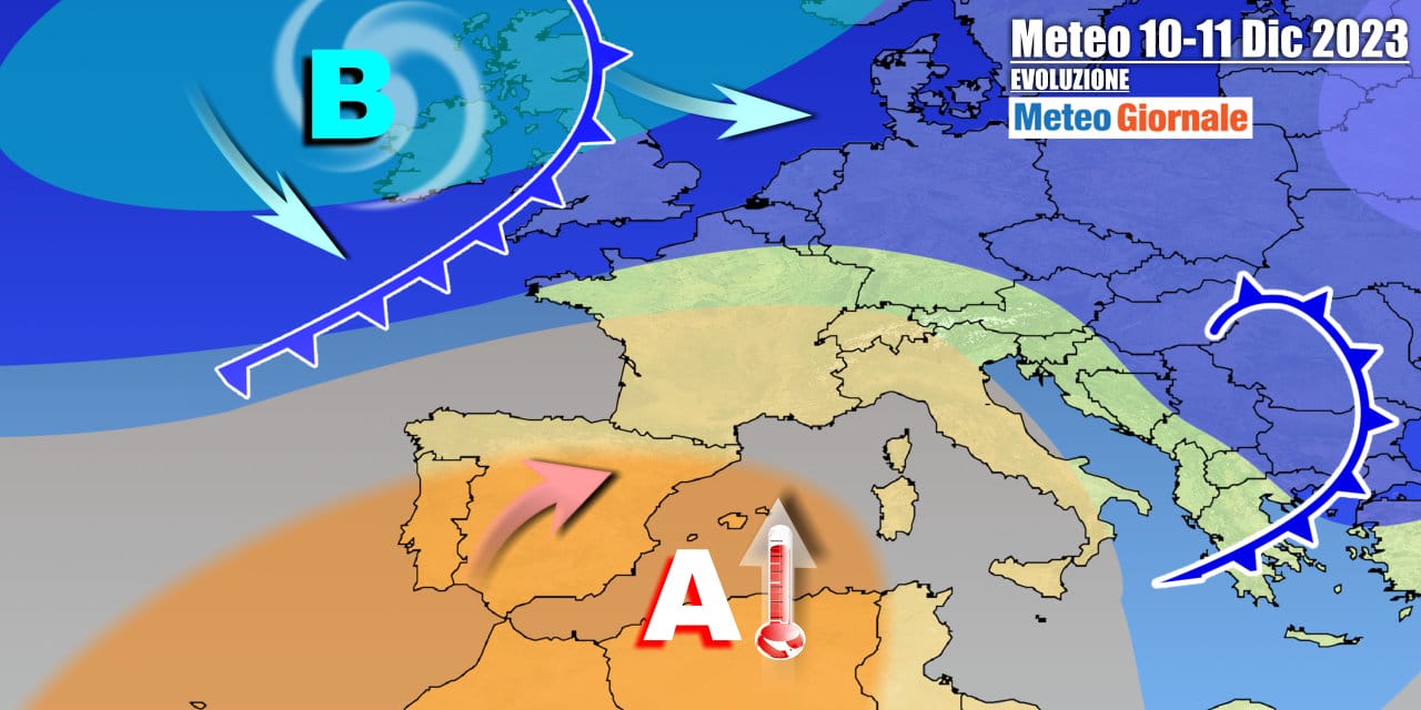Meteo Italia: veloce fronte freddo nel weekend, poi cambio di scenario