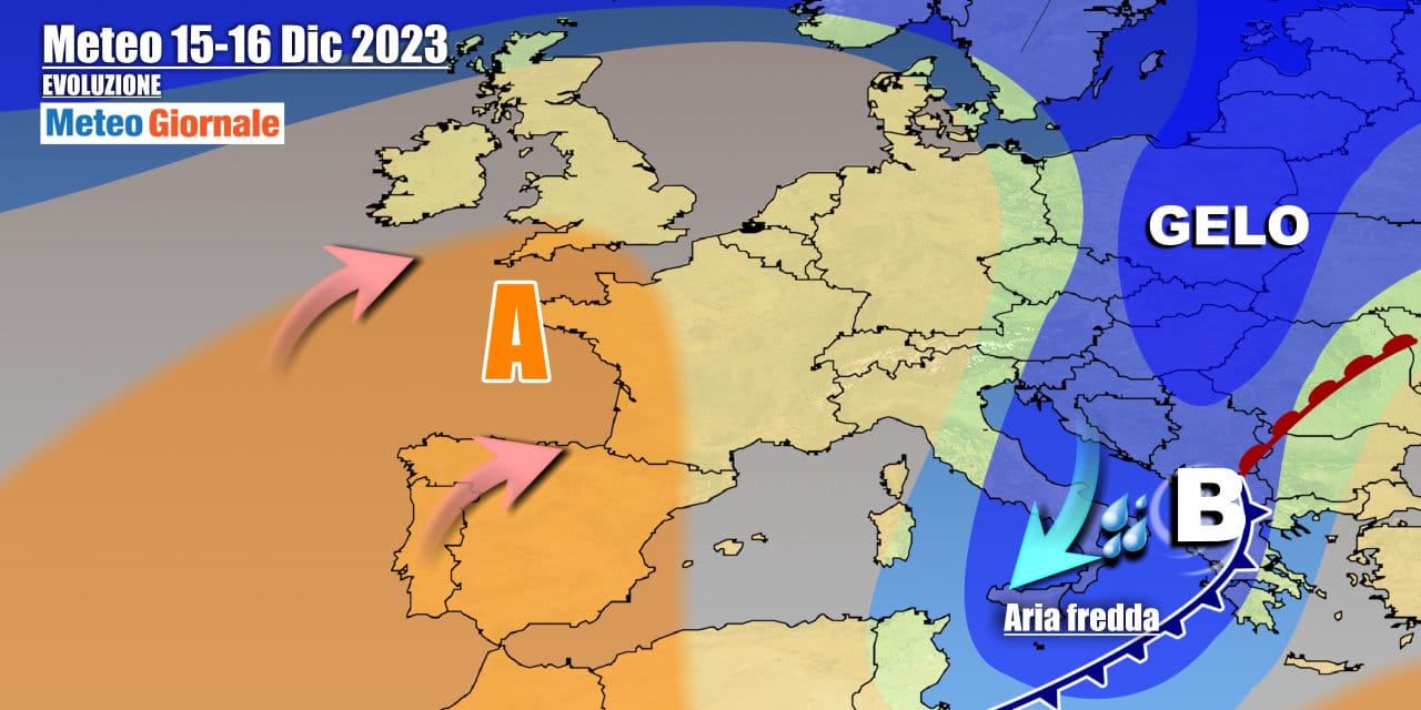 Rimonta anticiclonica dal weekend, ma ancora aria fredda su parte d'Italia