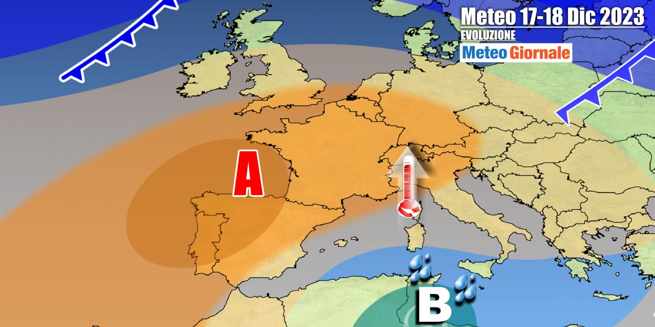 L'alta pressione si appresta a conquistare tutta l'Italia
