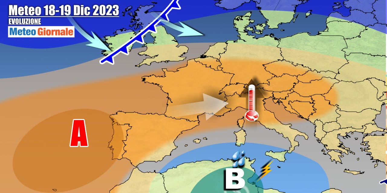 Super Anticiclone la prossima settimana, almeno in una prima fase