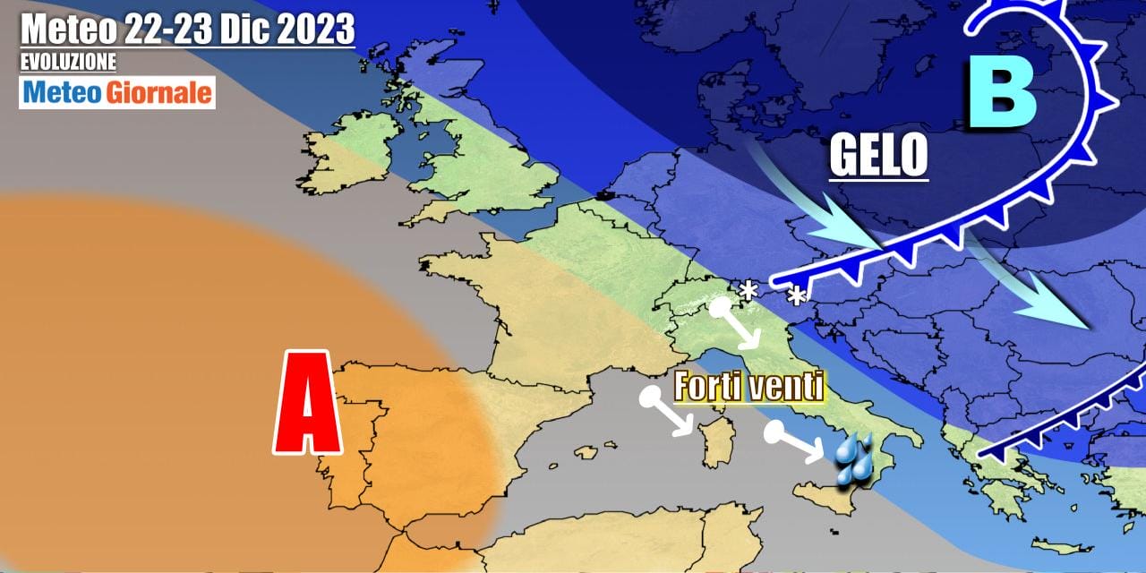Tempo ventoso nei prossimi giorni