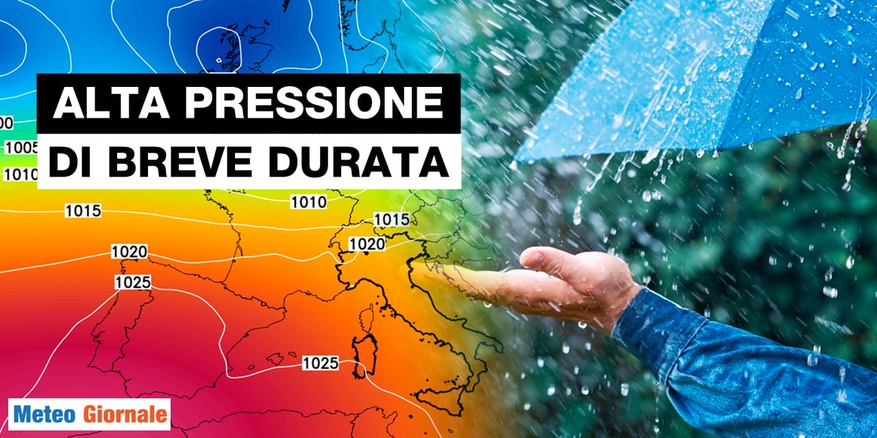 Meteo: riecco l’alta pressione a inizio settimana, ma non durerà