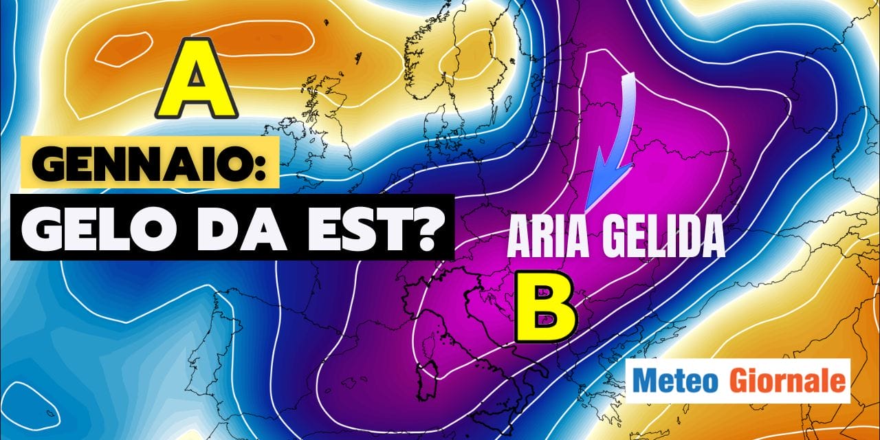meteo aria gelida italia europa gennaio dopo epifania