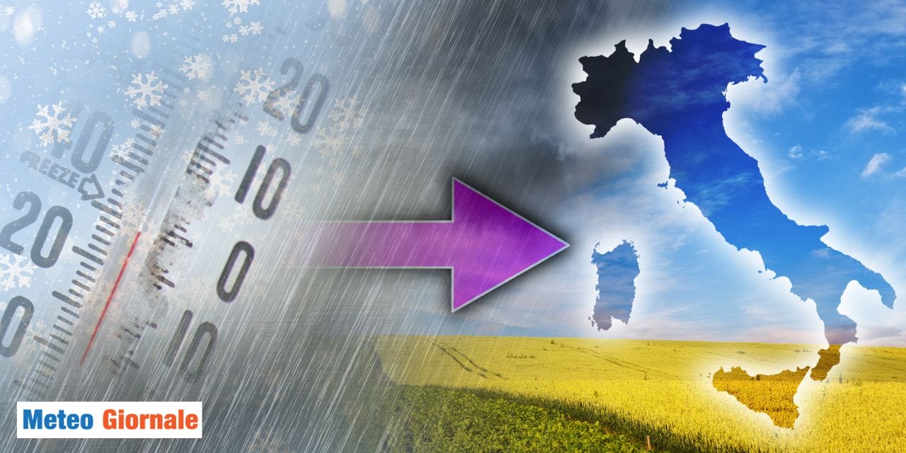 meteo fine anno maltempo in arrivo
