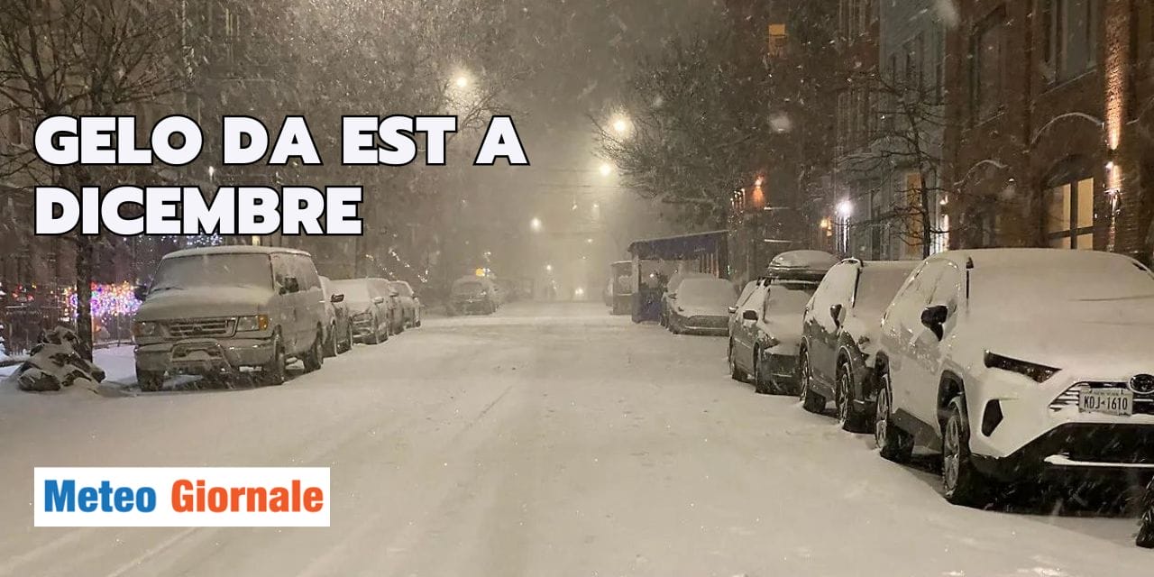 Meteo: la gelida retrogressione di dicembre con la neve anche sulle coste