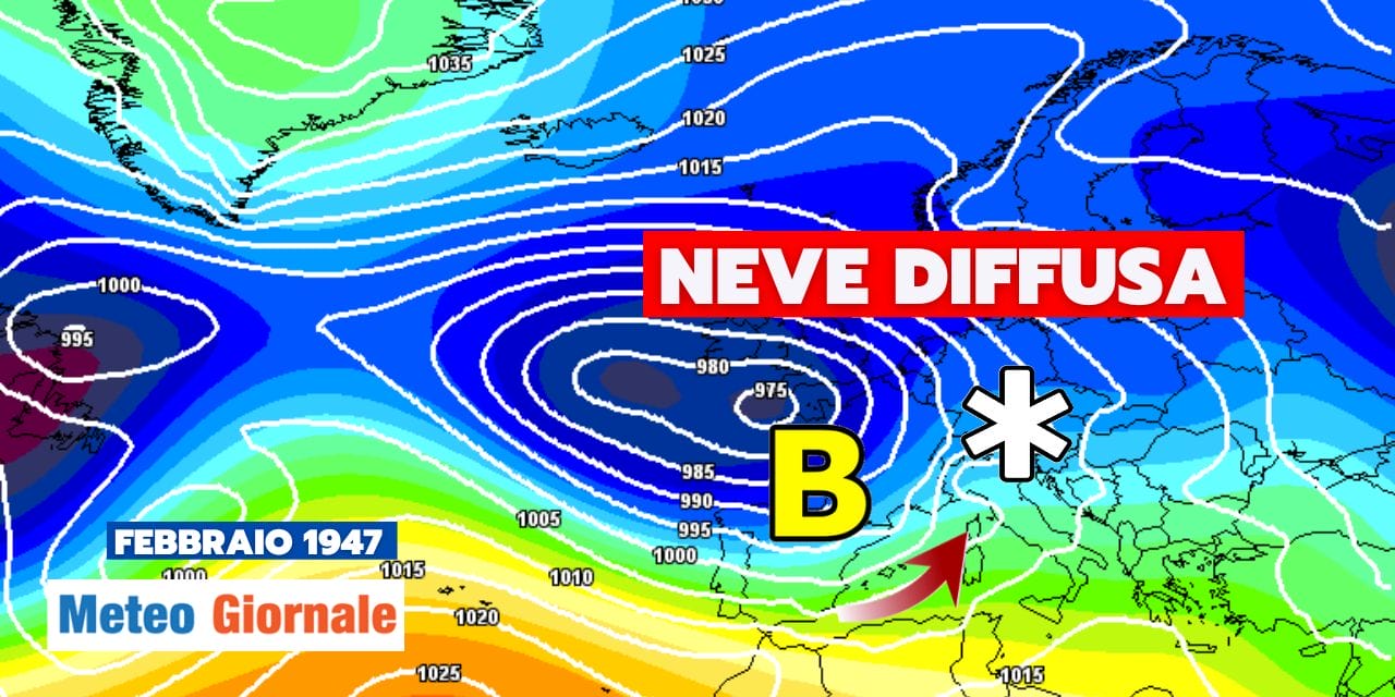 meteo neve febbraio 1947