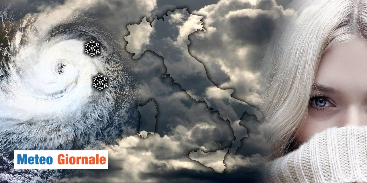 meteo pronti per pioggia freddo neve inizio gennaio