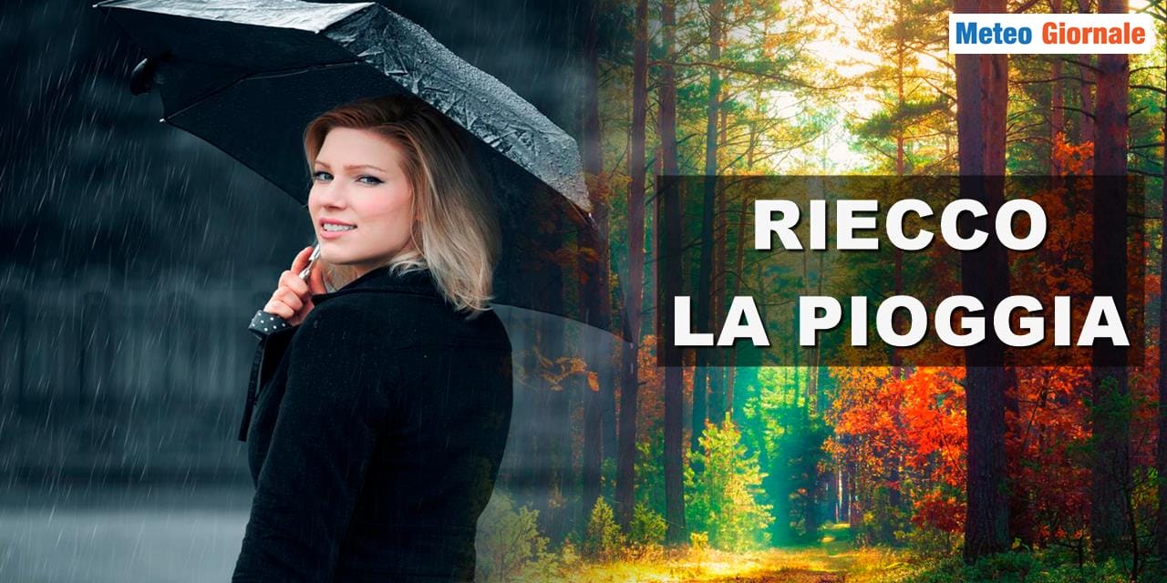 Meteo: ritorno delle piogge, c’è la data