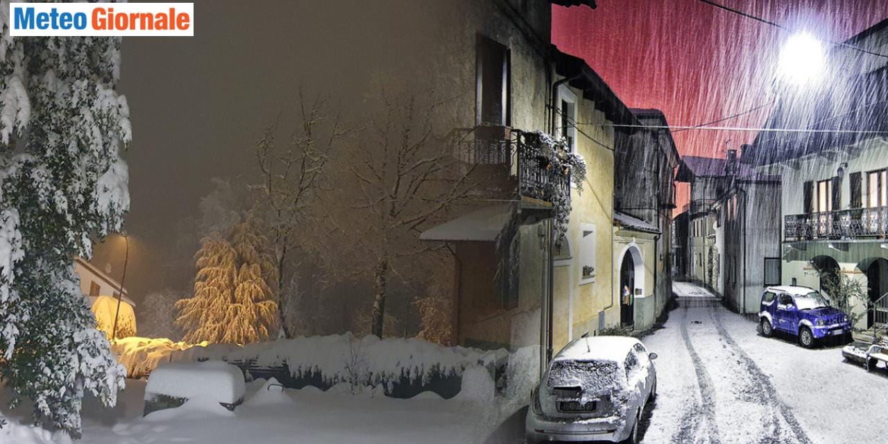 Prima neve su molte aree del Nord-Ovest