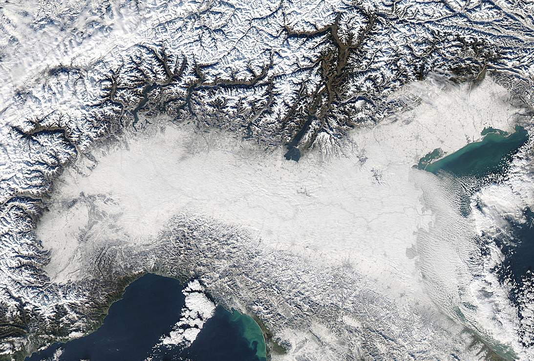 Meteo Nord Italia verso una ghiacciaia a causa del Vortice Polare