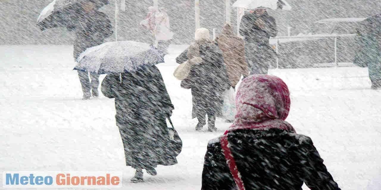 Neve e vento, fu un autentico blizzard