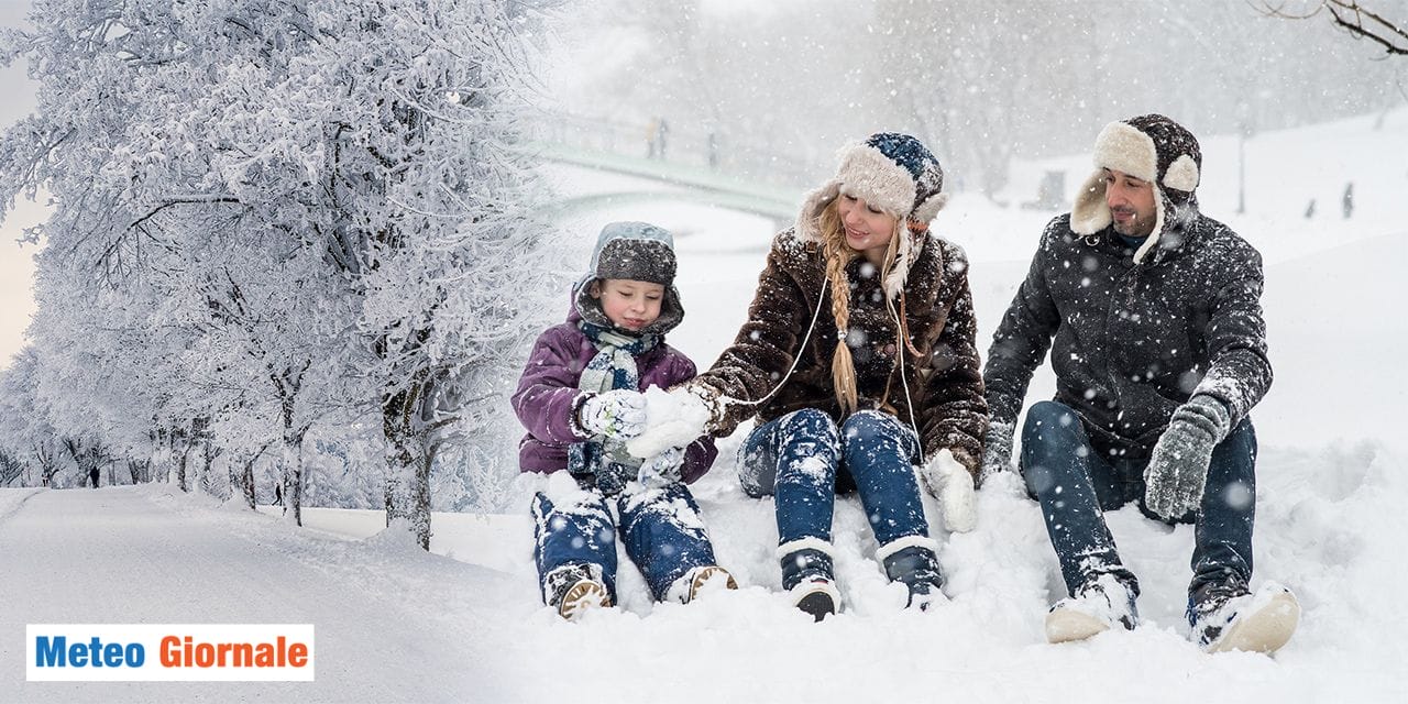 nevicate inverno vari tipi meteo