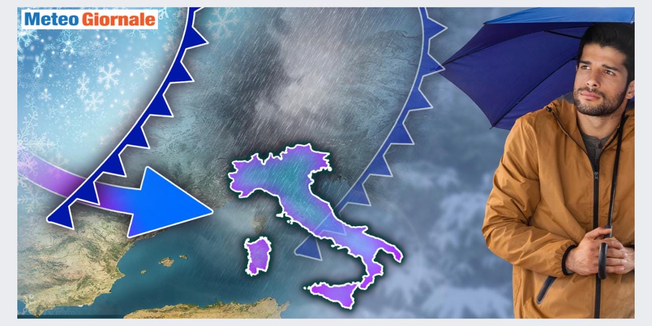 Ultima PERTURBAZIONE dell’anno in arrivo: ecco dove colpirà!