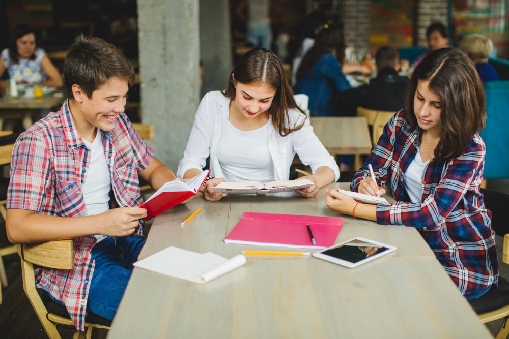 studenti che si impegnano