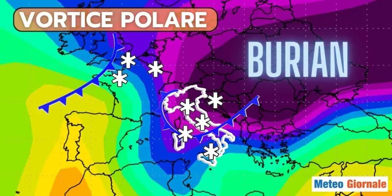 Meteo: Vortice Polare imploderà a Gennaio scatenando la furia dell’Inverno