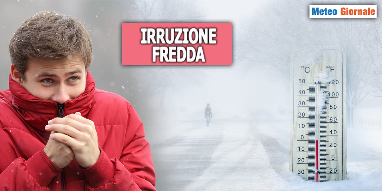 L’INVERNO c’è: rapida irruzione fredda, meteo stravolto