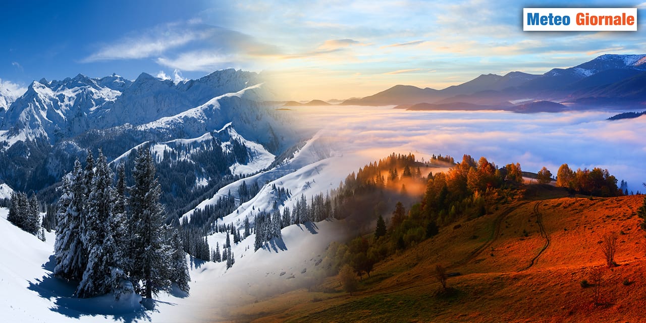 Su molte regioni non c’è NEVE: meteo INVERNALE latitante