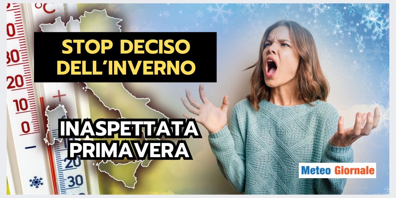 Meteo: in arrivo un’inaspettata PRIMAVERA, ecco da quando