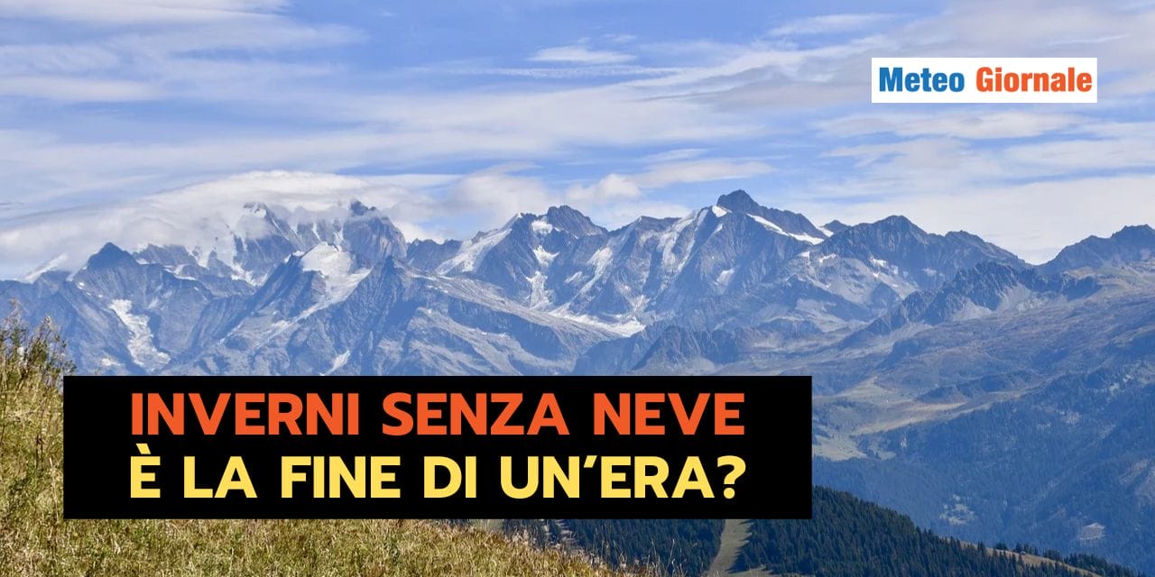 Inverni MITI e SENZA NEVE: meteo ciclico o colpa dell’Uomo?