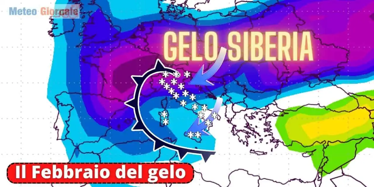 Meteo, una intrusione di memorabile gelo dalla Siberia