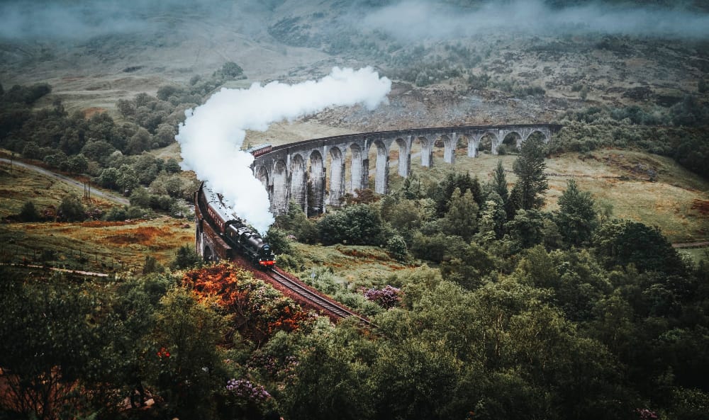 ferrovia a vapore scozia