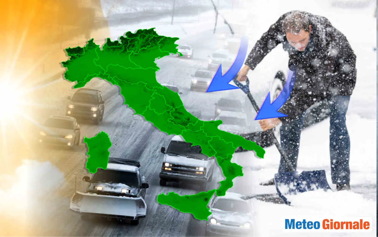 Non nevica più. I perché solo in Italia. Il punto di vista sul futuro