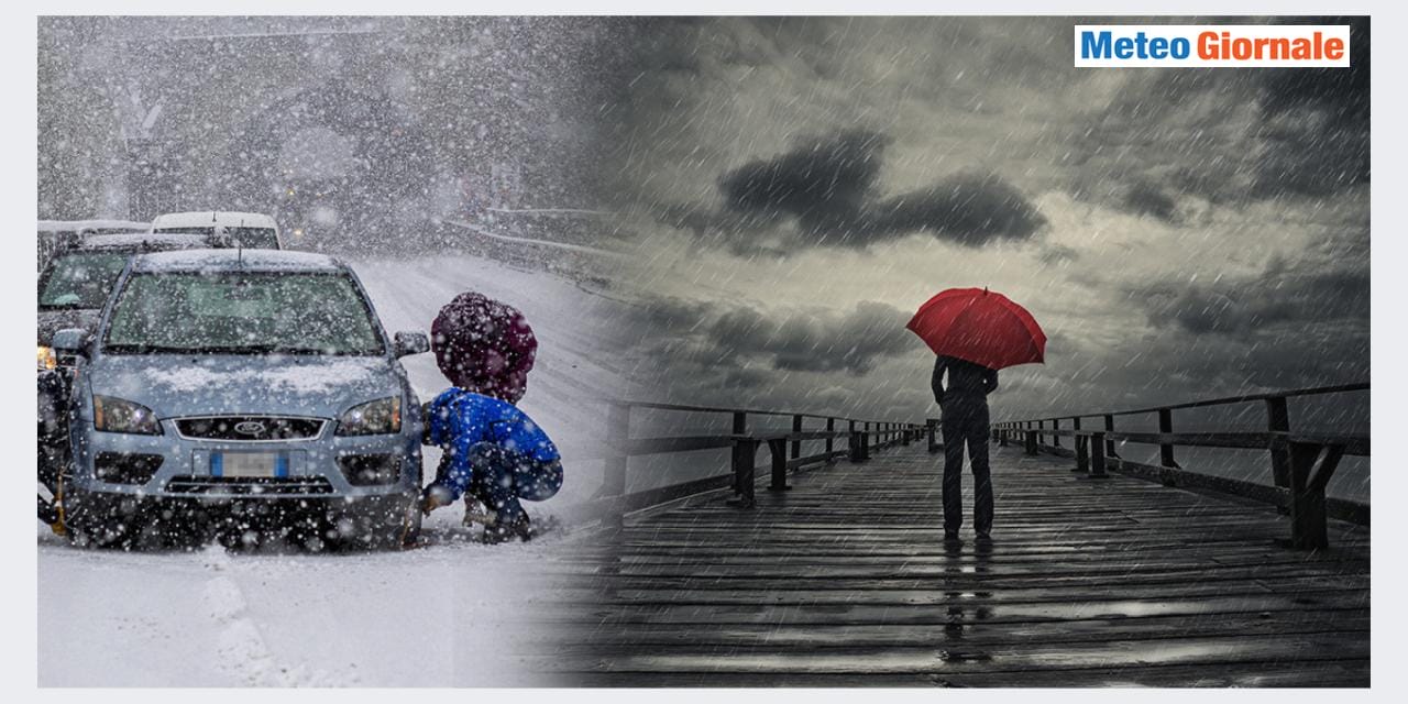 Meteo: si sblocca l’INVERNO, prima il maltempo e poi il GELO Artico