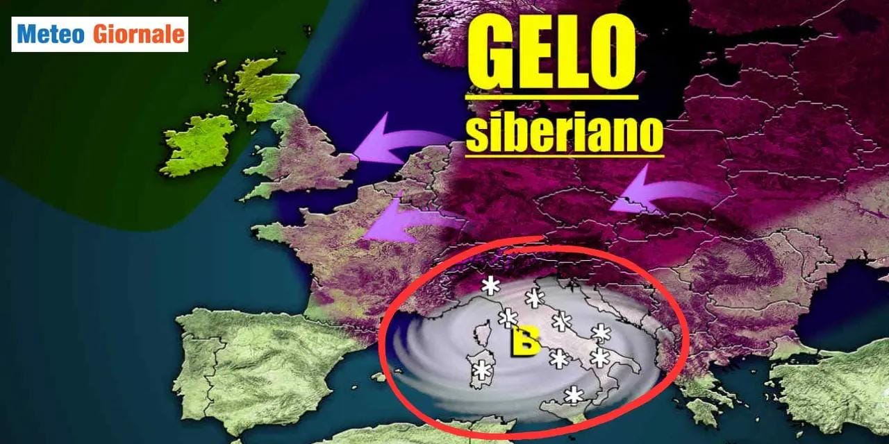 Meteo: la svolta con ondate di gelo a catena in Italia a Febbraio