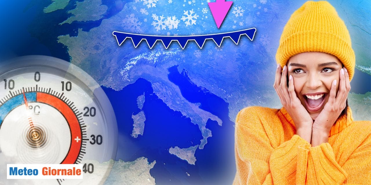 gelo vicino a italia