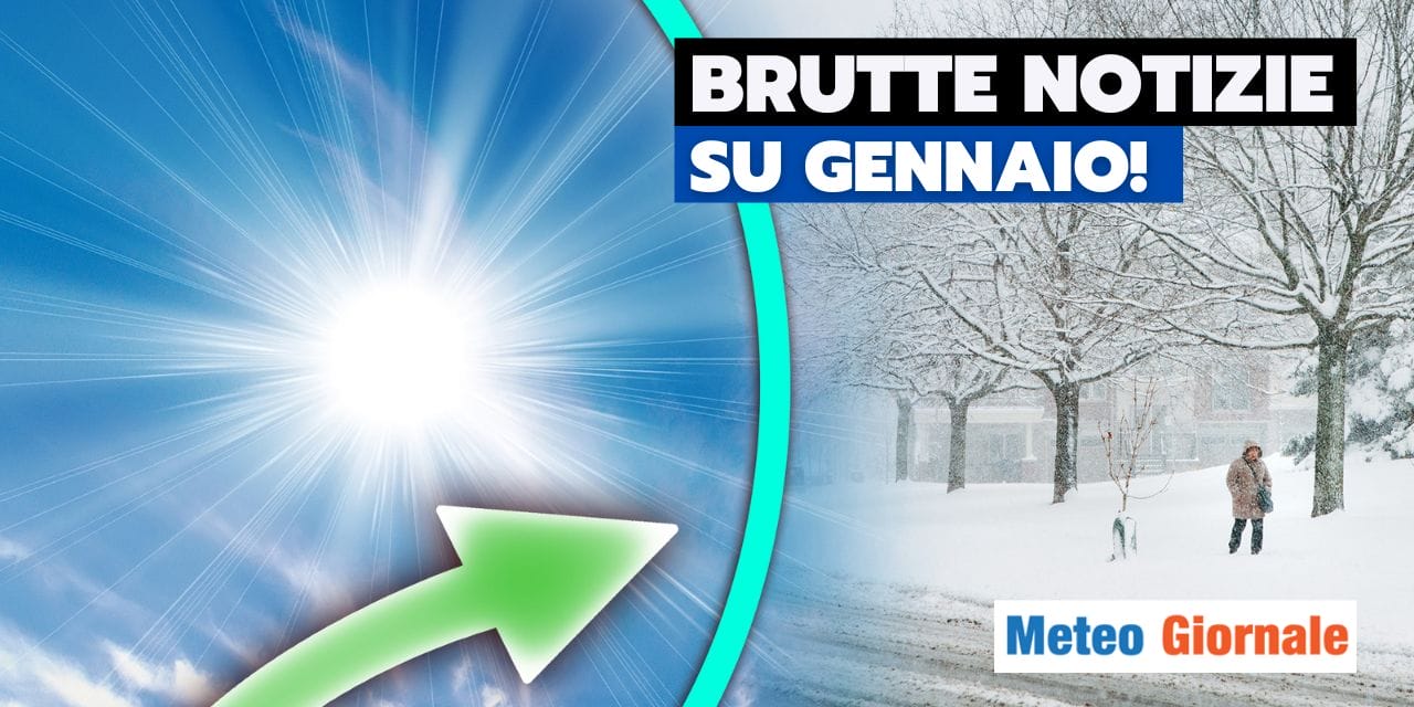 meteo brutte notizie gennaio