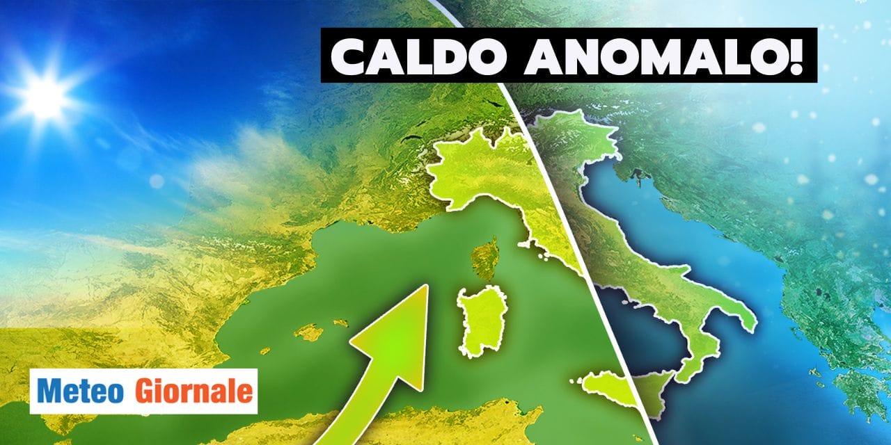 meteo caldo anomalo in vista seconda parte gennaio