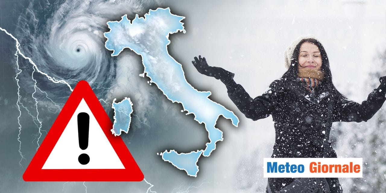meteo ciclone si torna in inverno